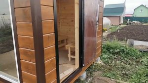 Комфортная баня для сада и дачи 3х6м