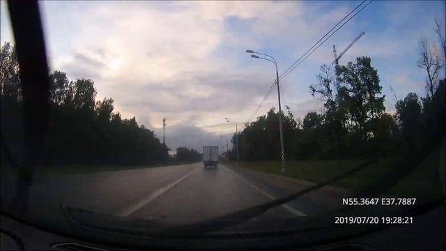 Driving in Moscow agglomeration: Кашира - Москва (Якиманка) 20/07/2019 (timelapse 4x) смотреть онлайн