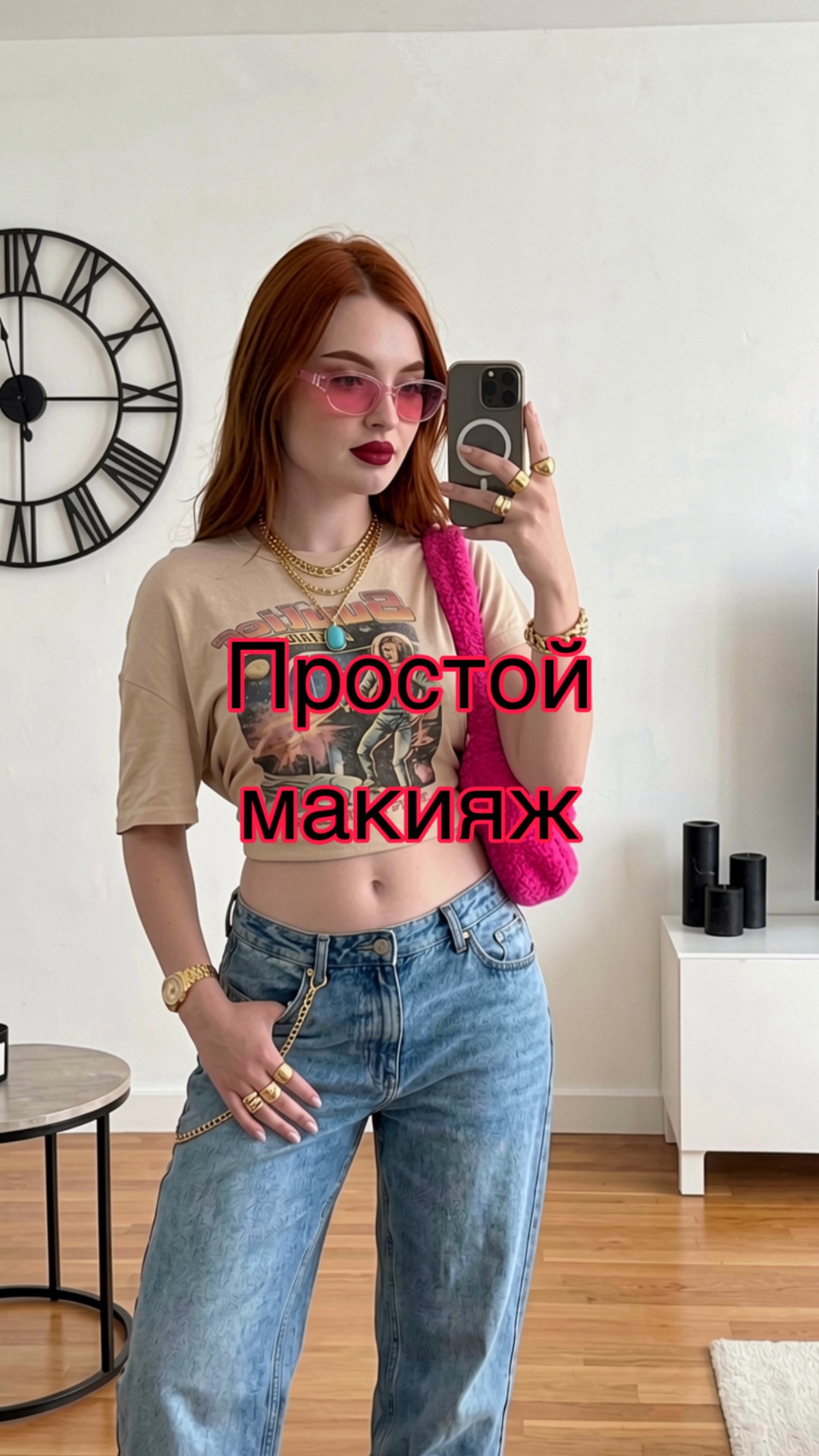 Простой макияж
