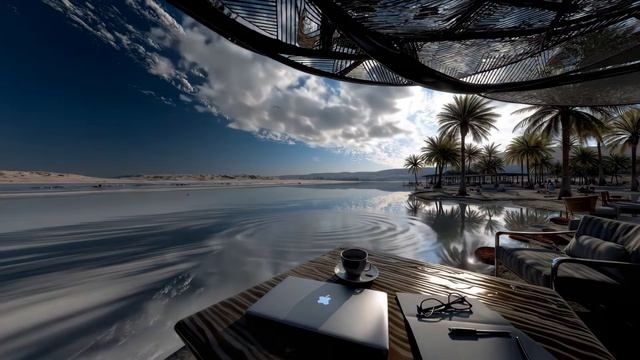 Ambient deep work & tropical oasis vibes ｜ Minimalist laptop flow for extreme focus session смотреть онлайн