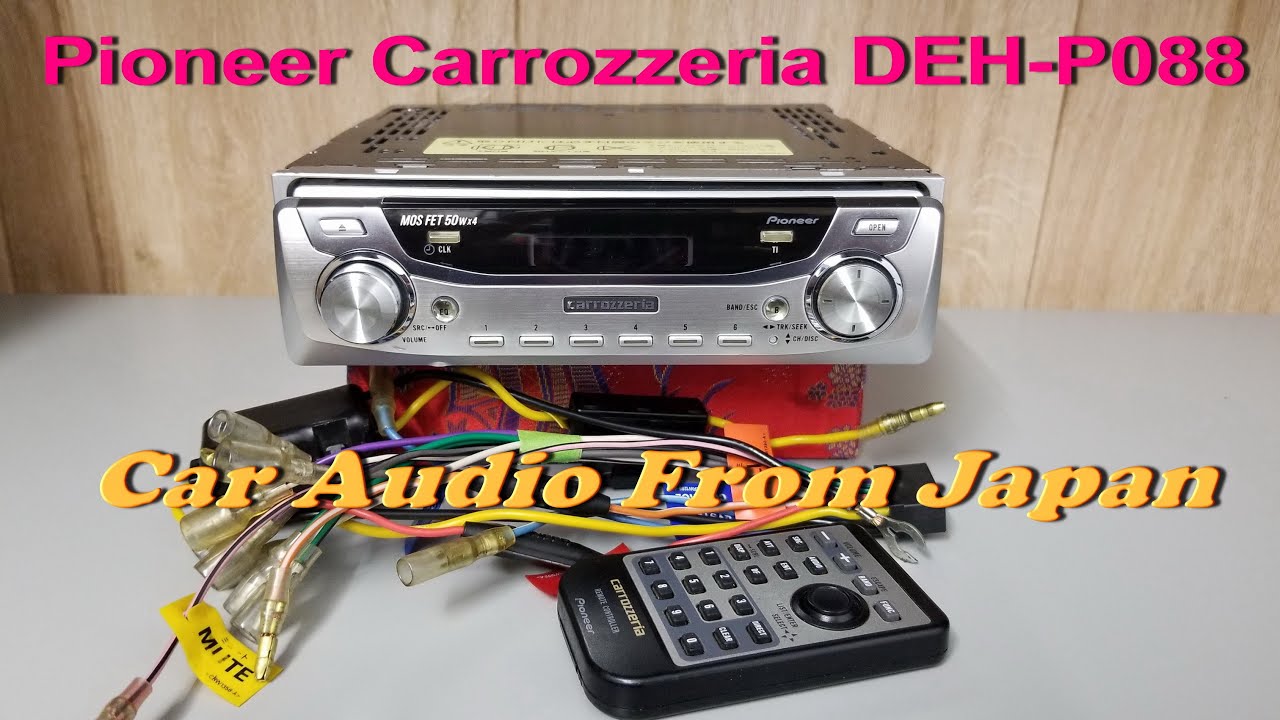 Pioneer Carrozzeria DEH-P088  SQ Car Audio From Japan