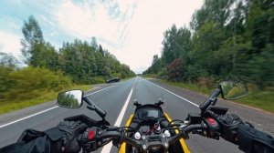 Первая загородная поездка с женой. Продолжаем обкатку Voge 300 DS и Ataki Carrera 300