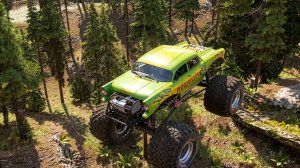 Монстр Траки. Прыжки в горах. Monster Jam CRUSH IT!