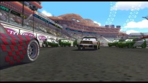 Новая покраска Молнии Маккуина. Начальная катсцена в Cars Race O Rama