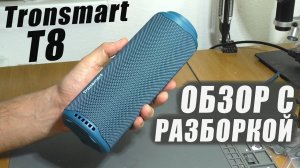 Портативная колонка Tronsmart T8 | ОБЗОР С РАЗБОРКОЙ
