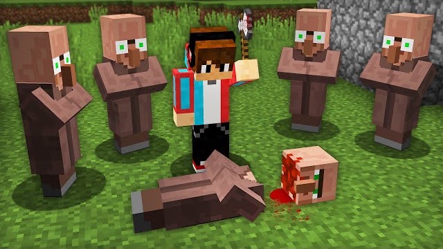 Я ЗАТРОЛЛИЛ ВСЕХ ЖИТЕЛЕЙ В МАЙНКРАФТ | Компот Minecraft