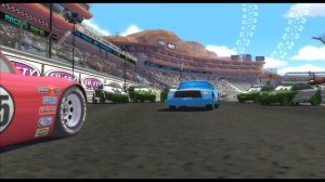 Новая покраска Молнии Маккуина. Начальная катсцена в Cars Race O Rama