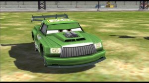 Молния Маккуин с покраской от машины Брайана О'Коннера Nissan Skyline GT-R R34 в Cars Race O Rama