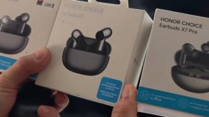 Наушники Honor Choice Earbuds X7 Pro - распаковка и первое впечатление