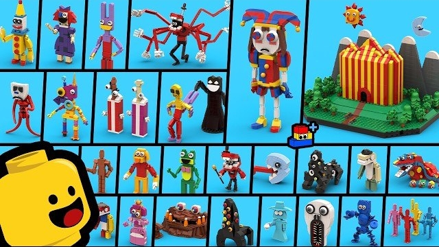 LEGO The Amazing Digital Circus: Как создать КАЖДОГО персонажа смотреть онлайн