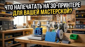 Без ЭТОГО ваша мастерская ПЛОХАЯ | 3Д печать для мастерской