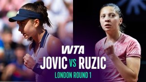 09.06.2026 | Ива Йович - Антонии Ружич | Лучшие моменты матча | WTA London 2026