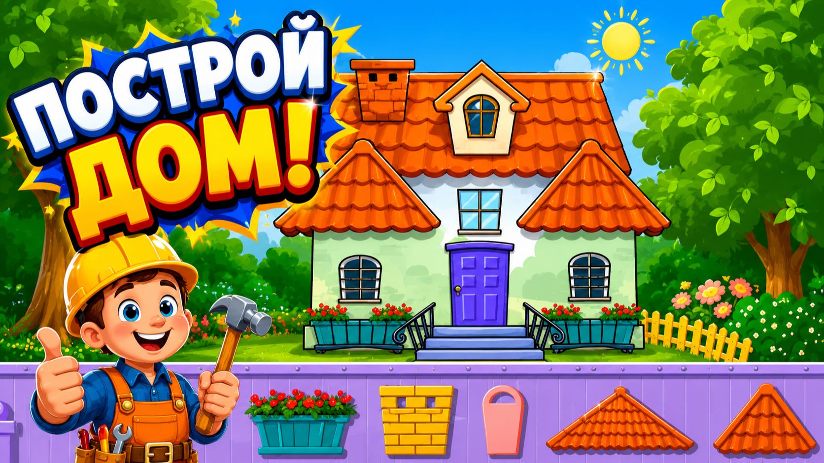Builder Game | Развивающая игра для детей | Смотреть геймплей смотреть онлайн