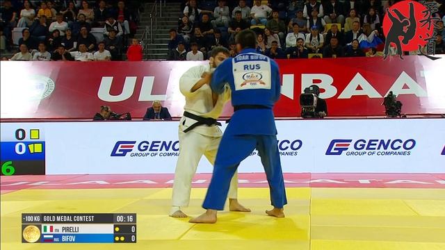 Gennaro PIRELLI - Idar BIFOV. -100 kg. Final. Дзюдо. Ulaanbaatar Grand Slam 2026 смотреть онлайн