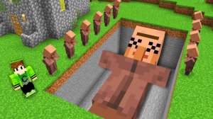 Я НАШЁЛ ЗАКОПАННОГО ЖИТЕЛЯ в ЯМЕ в Minecraft - новое Видео МАЙНКРАФТ