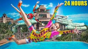 Гигантская водная горка в аквапарке _ Челлендж самой большой горки