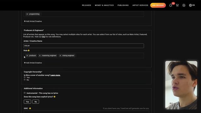 Как ПРАВИЛЬНО выложить свою музыку на площадки в 2026 (TuneCore) смотреть онлайн