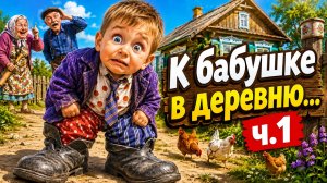 «К бабушке в деревню... ч.1» — смешная песня про детство | funny summer village story