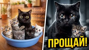 НИКИСА ПЛАЧЕТ… Пришла пора прощаться с котятами...