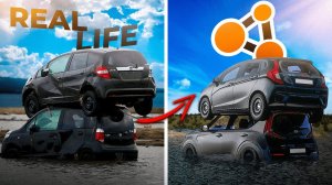 Аварии на реальных событиях в BeamNG.Drive #50