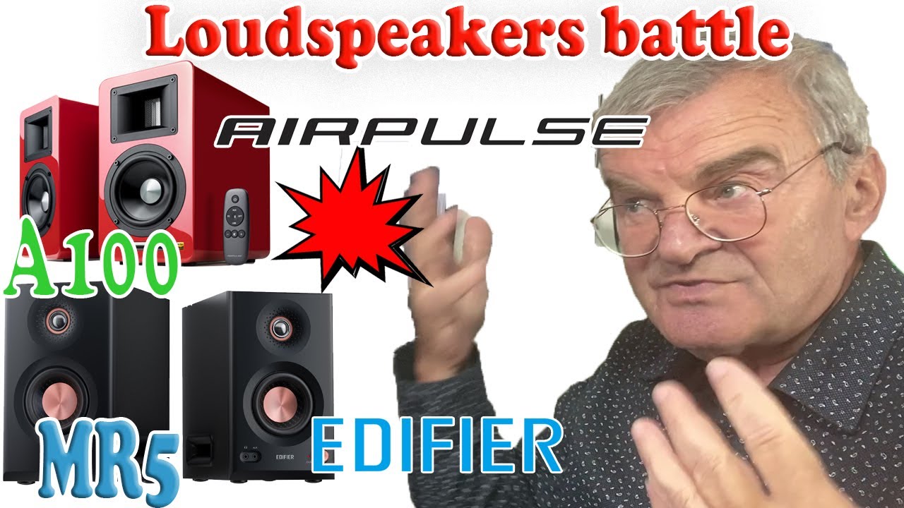Edifier MR5 против Airpulse A100 смотреть онлайн