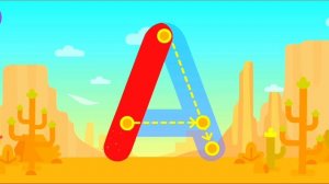 Учим английский алфавит #32 / Буква А/английский язык для малышей / мультики и видео для детей смотр
