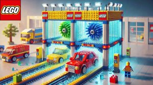 Автомойка LEGO работает без сбоев после двух тестов датчиков