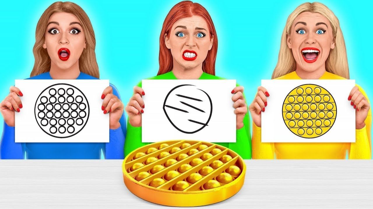 Кто лучше нарисует, получит приз #Food Battle смотреть онлайн