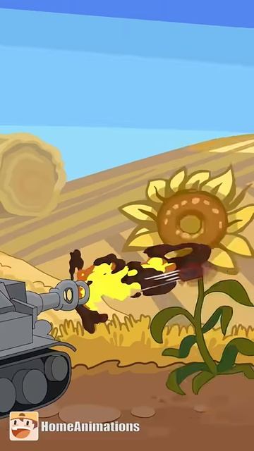 Есть ПРОБИТИЕ ! #shorts #homeanimations #танки #cartoon #animation смотреть онлайн
