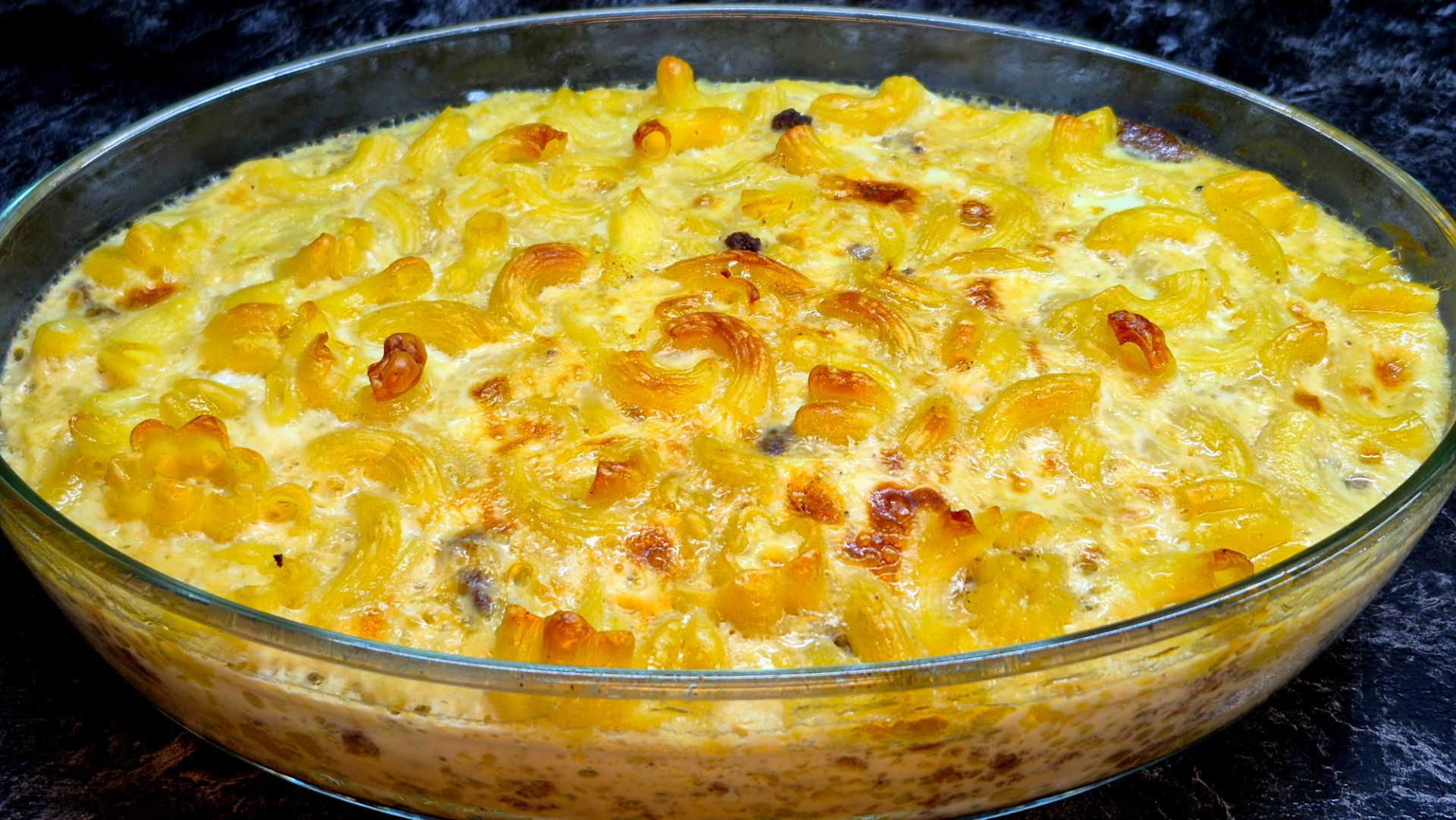 Запеканка макаронная с куриной печенью