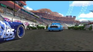 Новая покраска Молнии Маккуина. Начальная катсцена в Cars Race O Rama