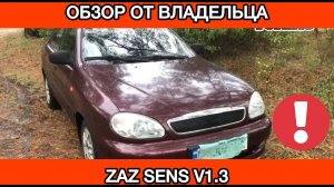 Обзор ЗАЗ Сенс - отзыв владельца | Обзор на ZAZ Sens V1.3 проблемы и недостатки, цена и обслуживание
