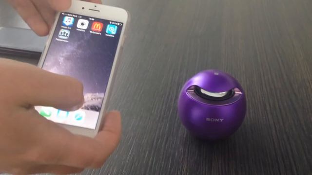 SONY SRS x1 и IPhone 6 работа NFC смотреть онлайн