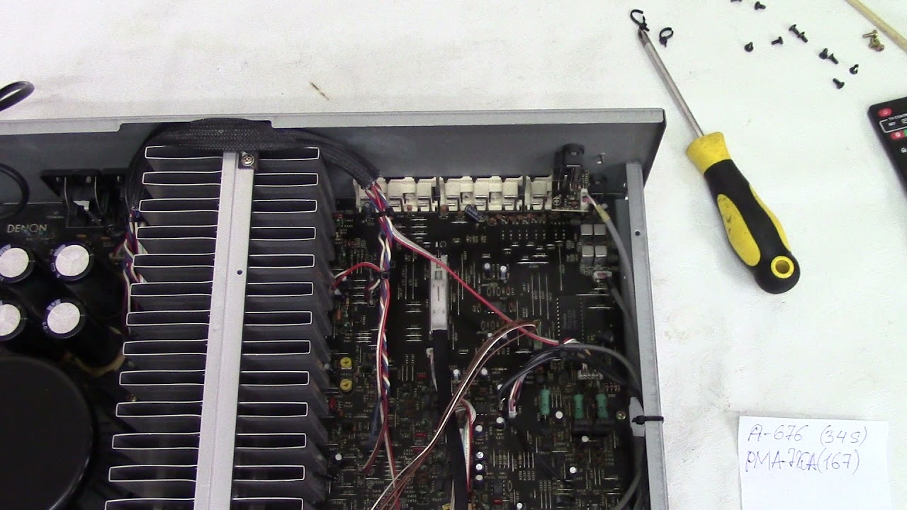 DENON PMA-720A (167) внутри inside смотреть онлайн