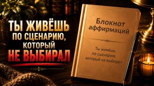 Ты живёшь по сценарию, который не выбирал
