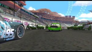Новая покраска Молнии Маккуина. Начальная катсцена в Cars Race O Rama