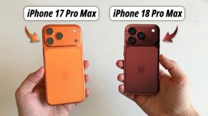 iPhone 18 Pro vs iPhone 17 Pro - ВСЕ отличия