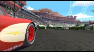Новая покраска Молнии Маккуина. Начальная катсцена в Cars Race O Rama