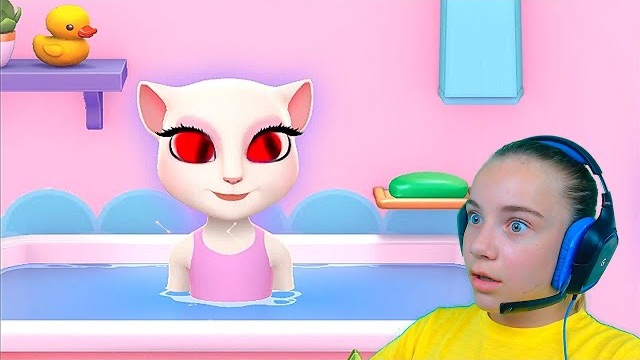 ГОВОРЯЩАЯ КОШКА МОНСТР! Ни за что НЕ ИГРАЙ в ГОВОРЯЩУЮ КОШКУ в 3 ЧАСА НОЧИ! смотреть онлайн