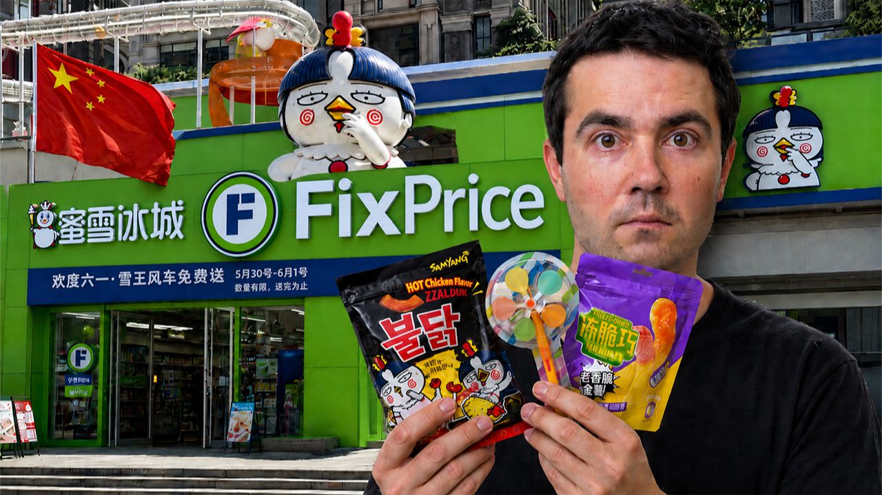 Снова пробую всю АЗИАТСКУЮ ДЕШЕВУЮ еду из Fix Price смотреть онлайн