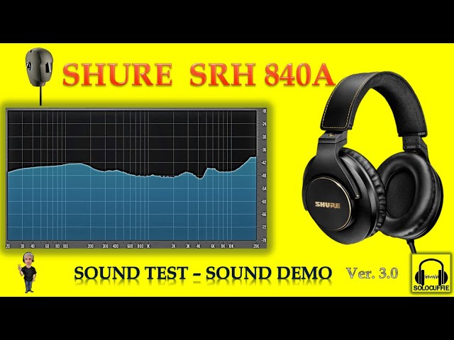 SHURE SRH840A - Recensione, Review, Sound Demo, Sound Test, Test, Measurements, обзор смотреть онлайн