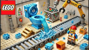 🤖 Умный туалет LEGO – он очищается сам и даже удивляет вас!