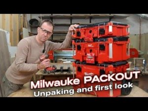 Обзор и распаковка Milwaukee PACKOUT: Лучшая система хранения инструментов? 🔴🛠️