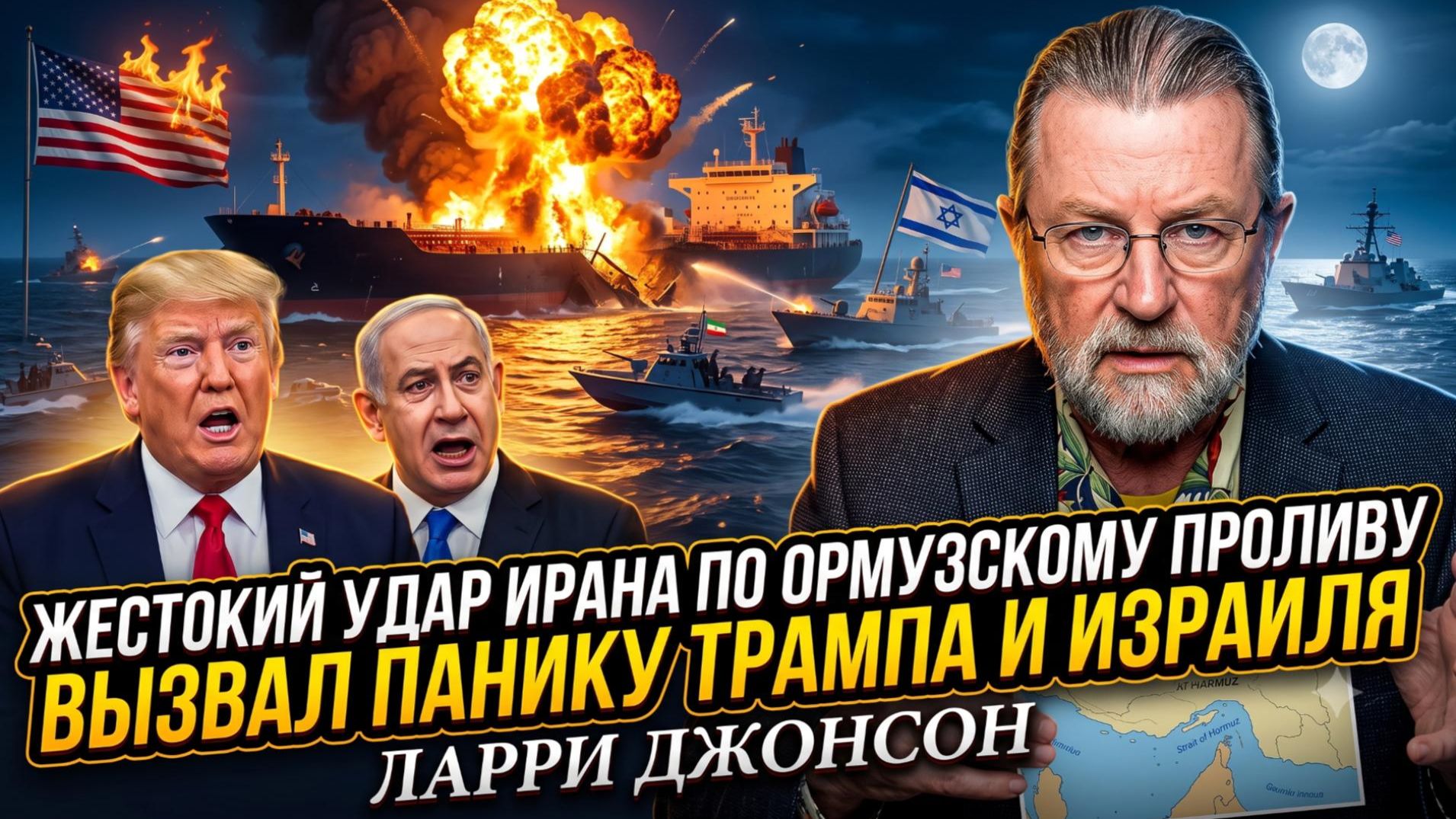 ⚡️Ларри Джонсон | ИРАН ВЗОРВАЛ ОРМУЗ: Удар по Трампу, Израиль в панике!