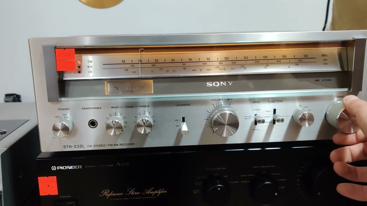 Sony STR-232L Стерео Ресивер Japan. Магазин Vintage Tech. смотреть онлайн