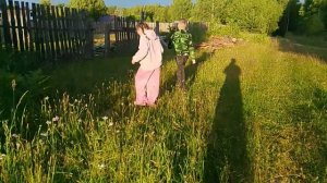 пробираемся в дом Андрея