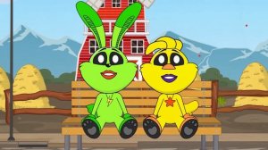 Креативная фан-анимация в 2D# Спрунки встречает улыбающихся тварей (часть 10)