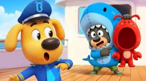 🍿Круизная вечеринка | Правила безопасности для детей | Мультфильм для дошкольников | Шериф Лабрадор