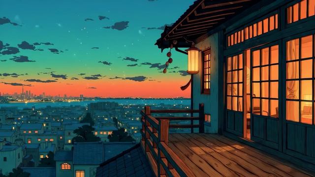 Спокойный вечер Lo fi City🌃 Lofi Beats для сна, расслабления Lofi music Lofi Live Лофи Хип Хоп смотреть онлайн