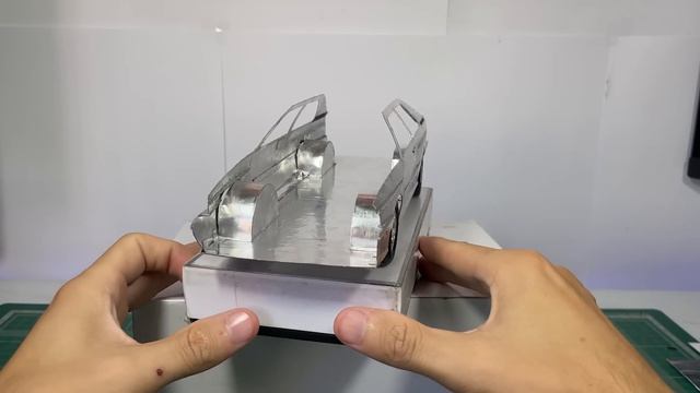 Как сделать машину из фольги? Audi Quattro